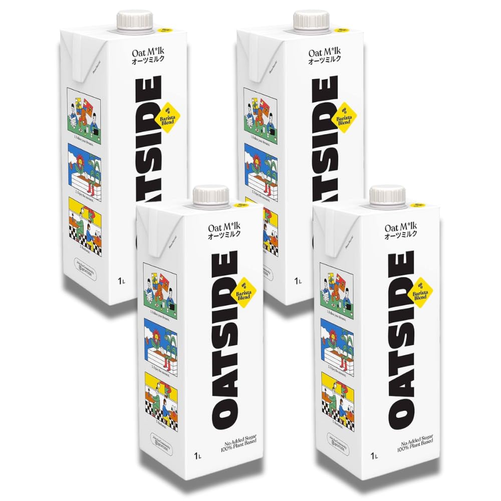 Oat Side Oat Milk, Pack of 4, Barista Blend, No Added Sugar 100% Plant Based Beverage, 33.81 fl oz ℮ (B0DF51VYHJ) Amazon Price History, Amazon Price Tracker