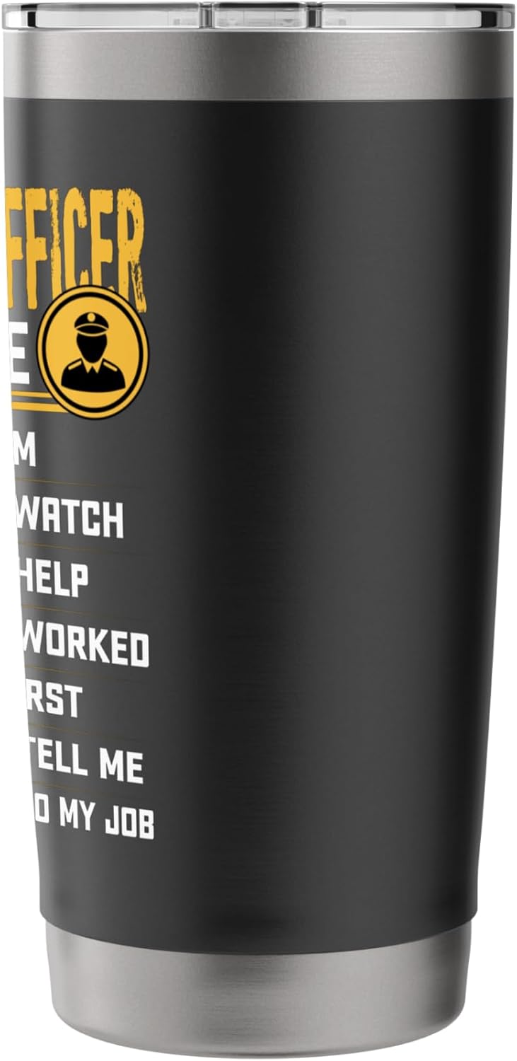 Funny Corrections Correctional Officer Hourly Rate Stainless Steel Insulated Tumbler - Image 2