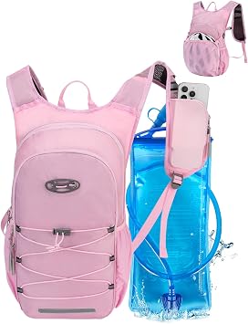 Hydration Backpack with 2L Water Bladder, Hiking Water Backpack