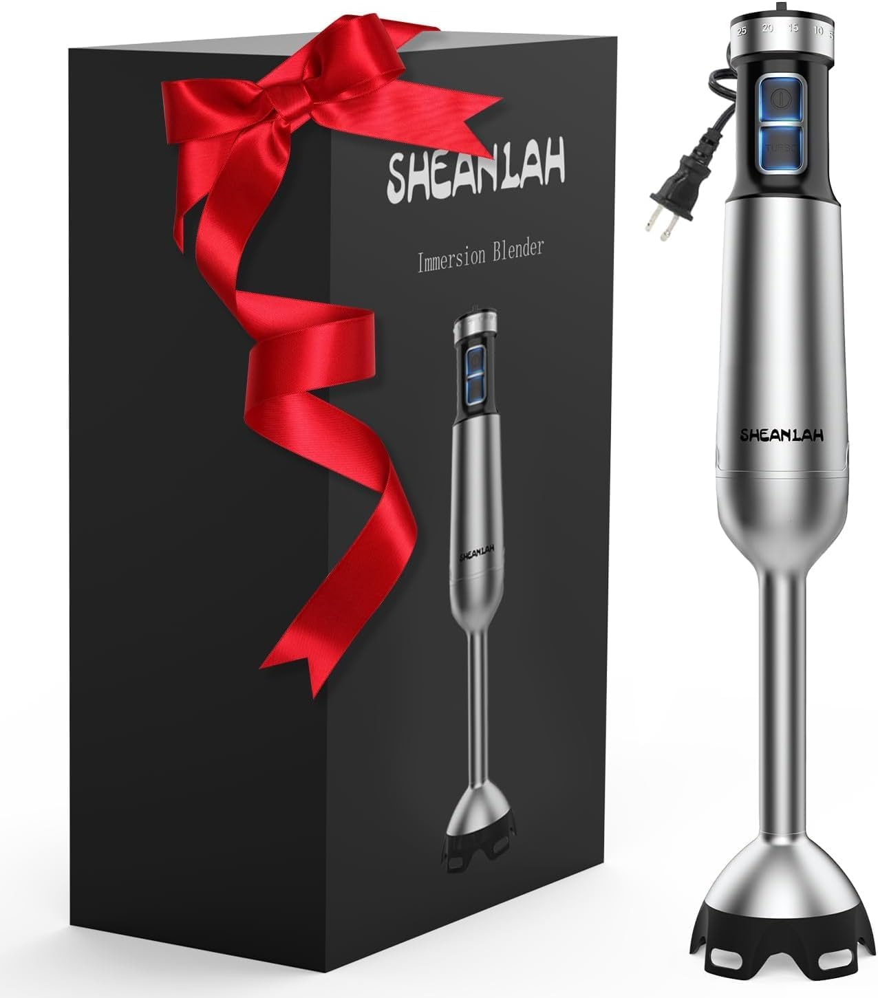 1000W Powerful Immersion Blender handheld, 2025 New Update Hand Blender with 25-Speed, Scratch-Resistant Corded Hand Mixer with Heavy-Duty Copper Brushless Motor and Gift Box 1000W Powerful Immersion Blender handheld, 2025 New Update Hand Blender with 25-Speed, Scratch-Resistant Corded Hand Mixer with Heavy-Duty Copper Brushless Motor and Gift Box