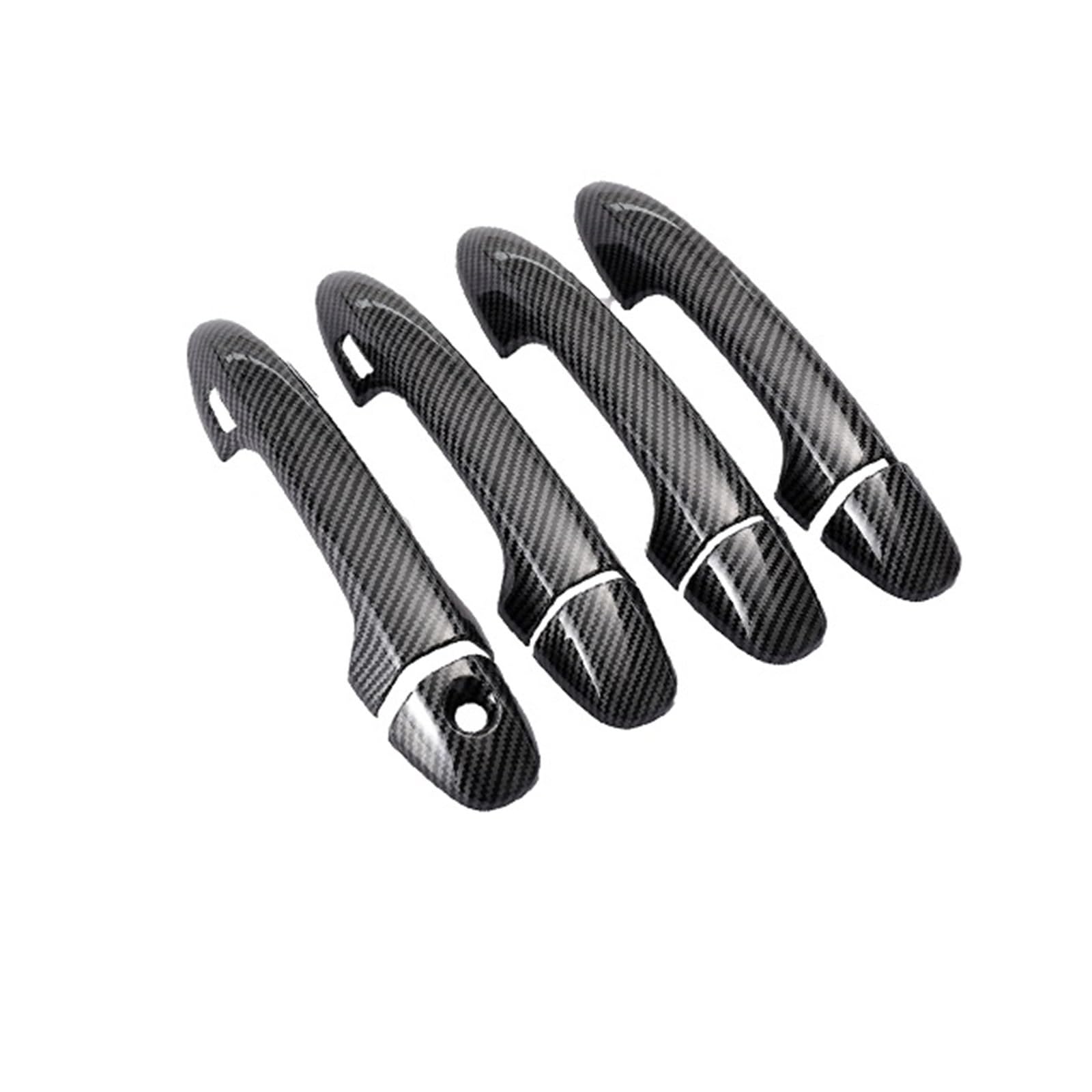 Drezzo Car Exterior Door Handle for Toyota for RAV4 4 Mk2 II XA40 2013-2018 Door Handle Cover Car External for Protective(Handle 2 Buttons)