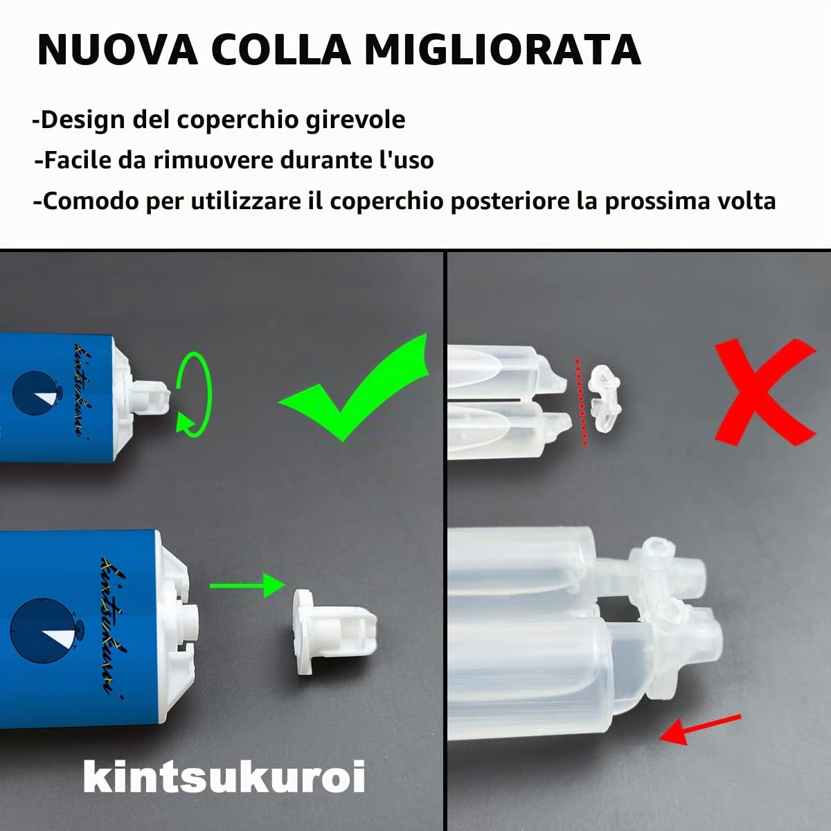 Kintsugi Kit, Kit per Kintsugi di Riparazione D'oro per Riparare le tue Ceramiche con Polvere D'oro e Colla e Mastice Epossidico, Kintsugi Repair Kit Perfetto per Principianti