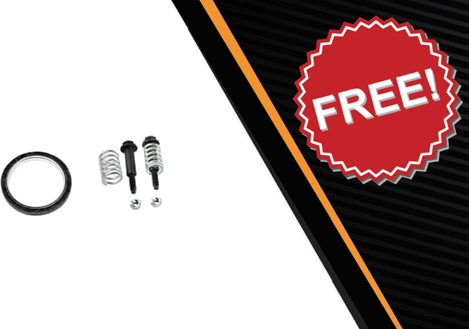 Exhaust Rear Muffler Compatible for 2007-2009 Honda CR-V 2.4L | Stainless Steel | Northeastern Exhaust | Free Gasket and Bolt Kit Included | Automotive Replacement Part