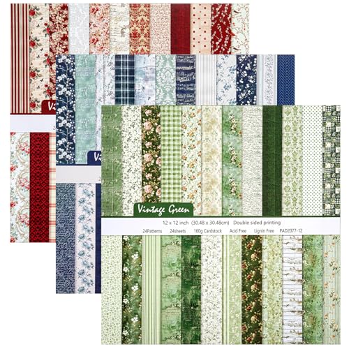 Papier pour scrapbooking 72 feuilles grand format pour réussir vos loisirs créatifs