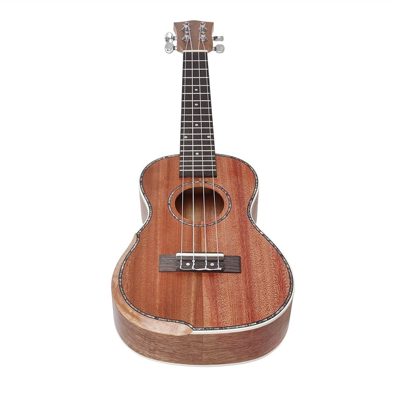 Ukulele Bausatz Konzert-Ukulele 23inch Ukulele Sperrholz Körperbau Holzbrücke Mit Gig Bag Saiten Capo Reinigungstuch Strap