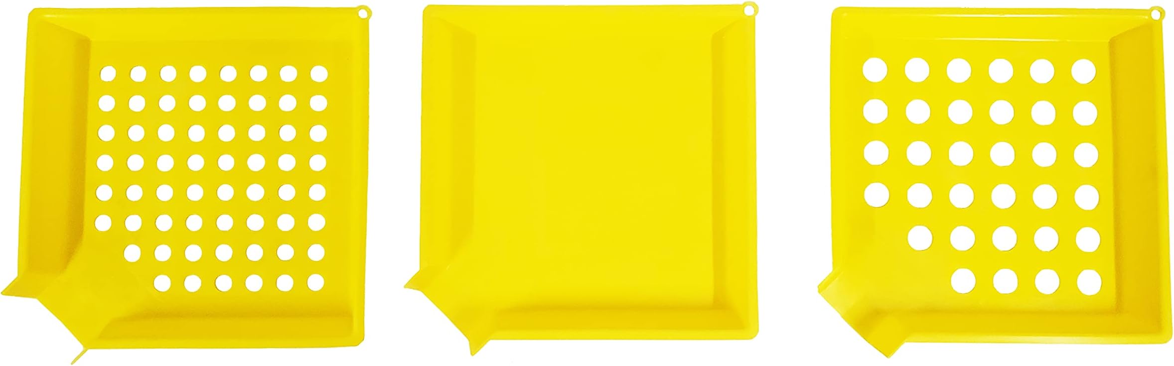 Sifter Funnel Tray, Sifting Tray, 3-Pack (9.5 x 9.5 x 1.5 inches)