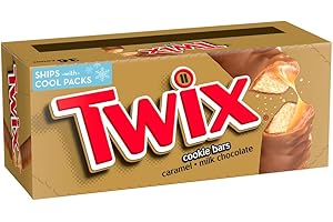 TWIX Full Size Caramel Chocolate Cookie Candy Bar, 1.79 oz., 36 Count