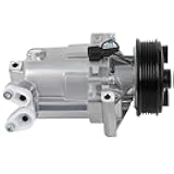 ANPART A/C Compressor with Clutch AC Air Compressor 2009-2010 for Nissan Versa 1.6L,2007-2015 for Nissan Tiida 1.8L Air Conditioner Compressor A/C Compressor Kit with 92600CJ60A