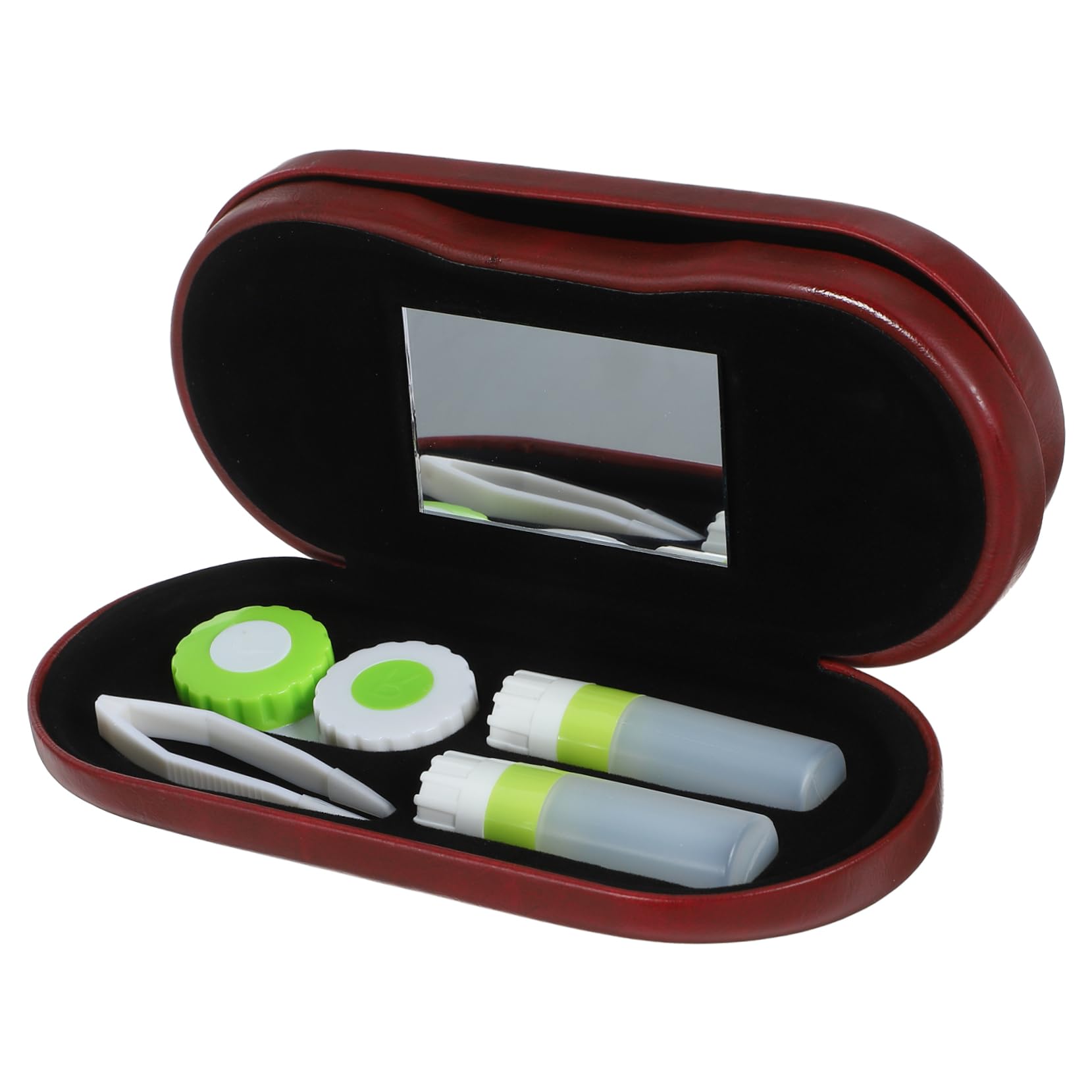 3juegos Estuche para Gafas y Graduadas Caja De Almacenamiento Portátil Funda De PU para y Elegante Diseño Práctico y