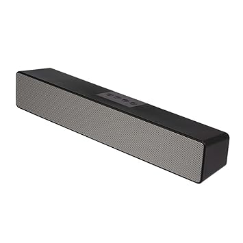Tooarts TM125 10W Wired & Wireless BT 5.0 Soundbar 1200mAh Rechargeable Speaker TV AUX USB Port for Desktop