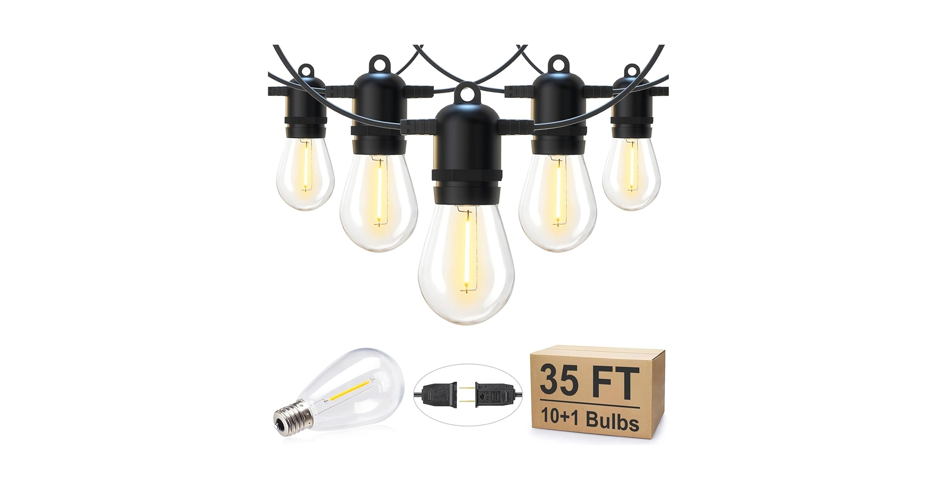 ライト・ランタン a_stand_www asimocrafts pastime what we addlon 96FT Smart Outdoor String Lights, Dimmable Patio