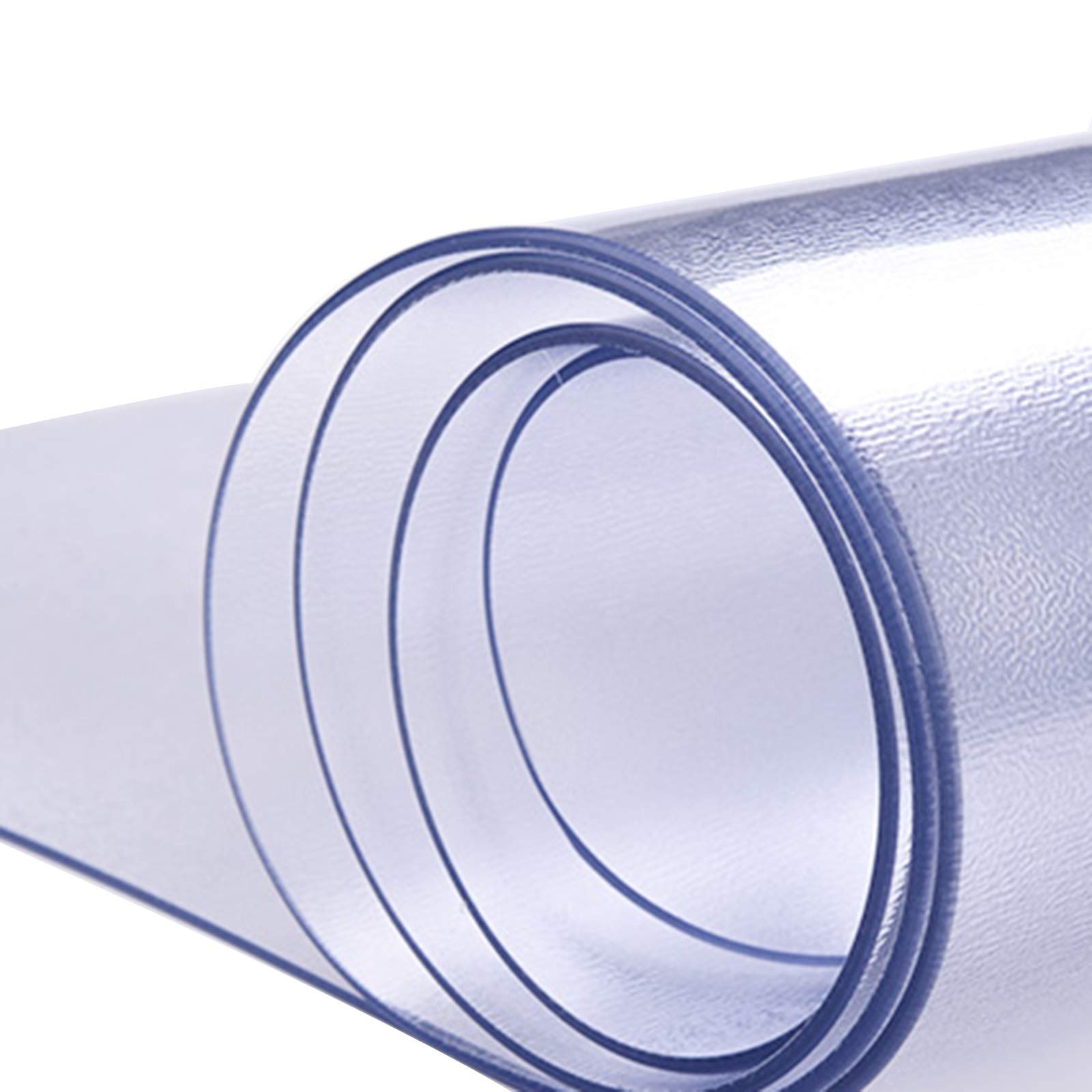 JLXJ Area Rug PVC Transparent Carpet, Home Office Chair Mat & Hardwood Floors Protector for Door Bathroom Kitchen, Non-Slip Cuttable (Size : 80×150cm(2.5ft×5ft))