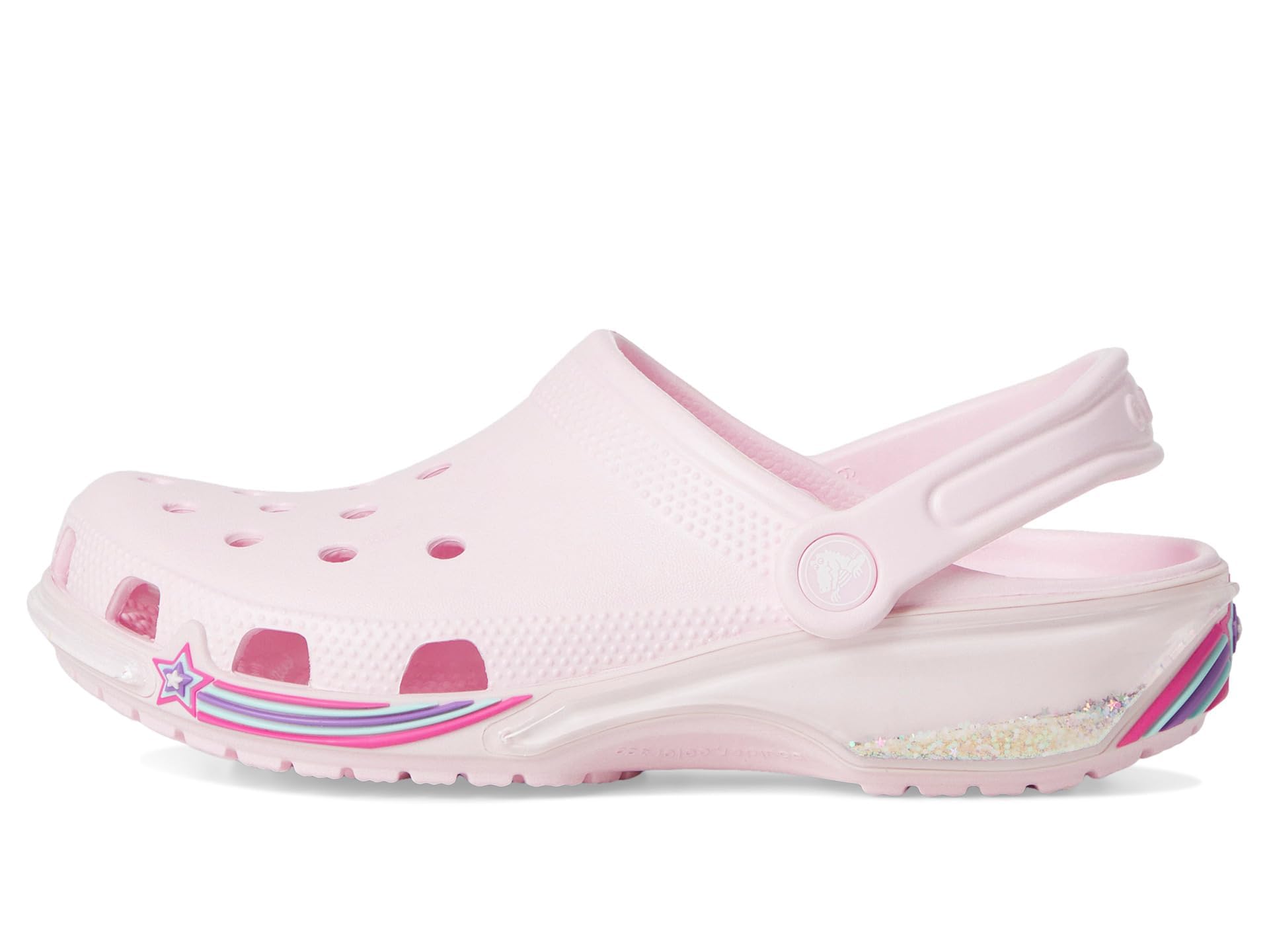 Crocs Classic Star Sparkle Shaker Clog K, Zuecos Unisex niños