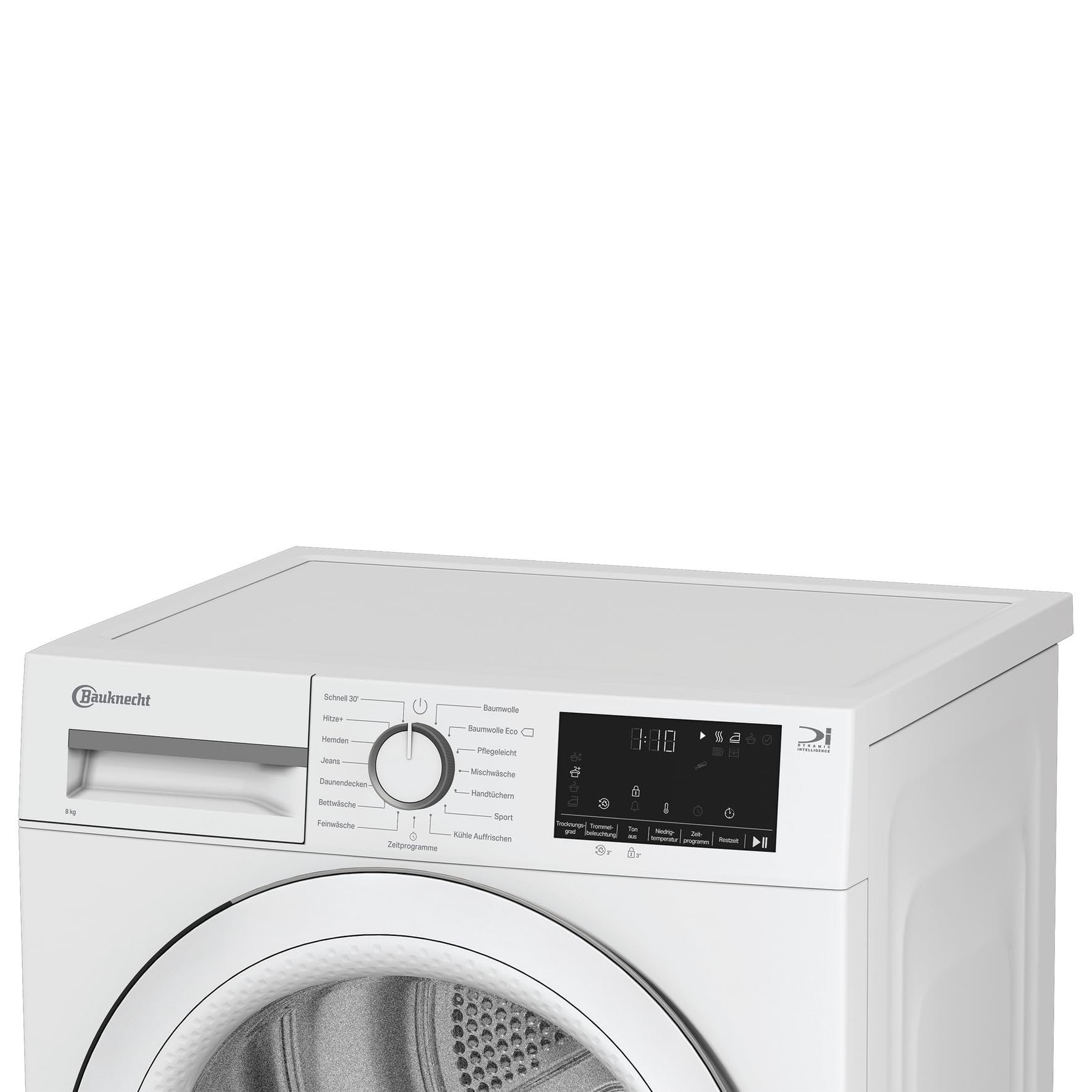 Bauknecht BT 84D WWS Wärmepumpentrockner /8 kg/EEK D/Precision Dry - Intelligentes Trocknen/Slim - extra schmal/Trommelbeleuchtung