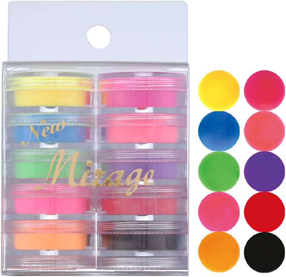 Nail de Dance アクリルリキッド&ミスミラージュカラーパウダーセット ミラージュ アクリルパウダー 10色セット(3.5g) N/NGS / nail mius web