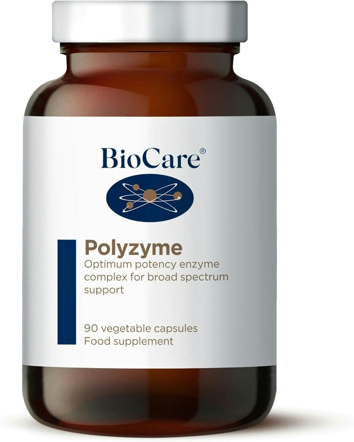 Biocare Polyzyme Forte (high potency broad spectrum digestive enzymes) 90 vegi capsules