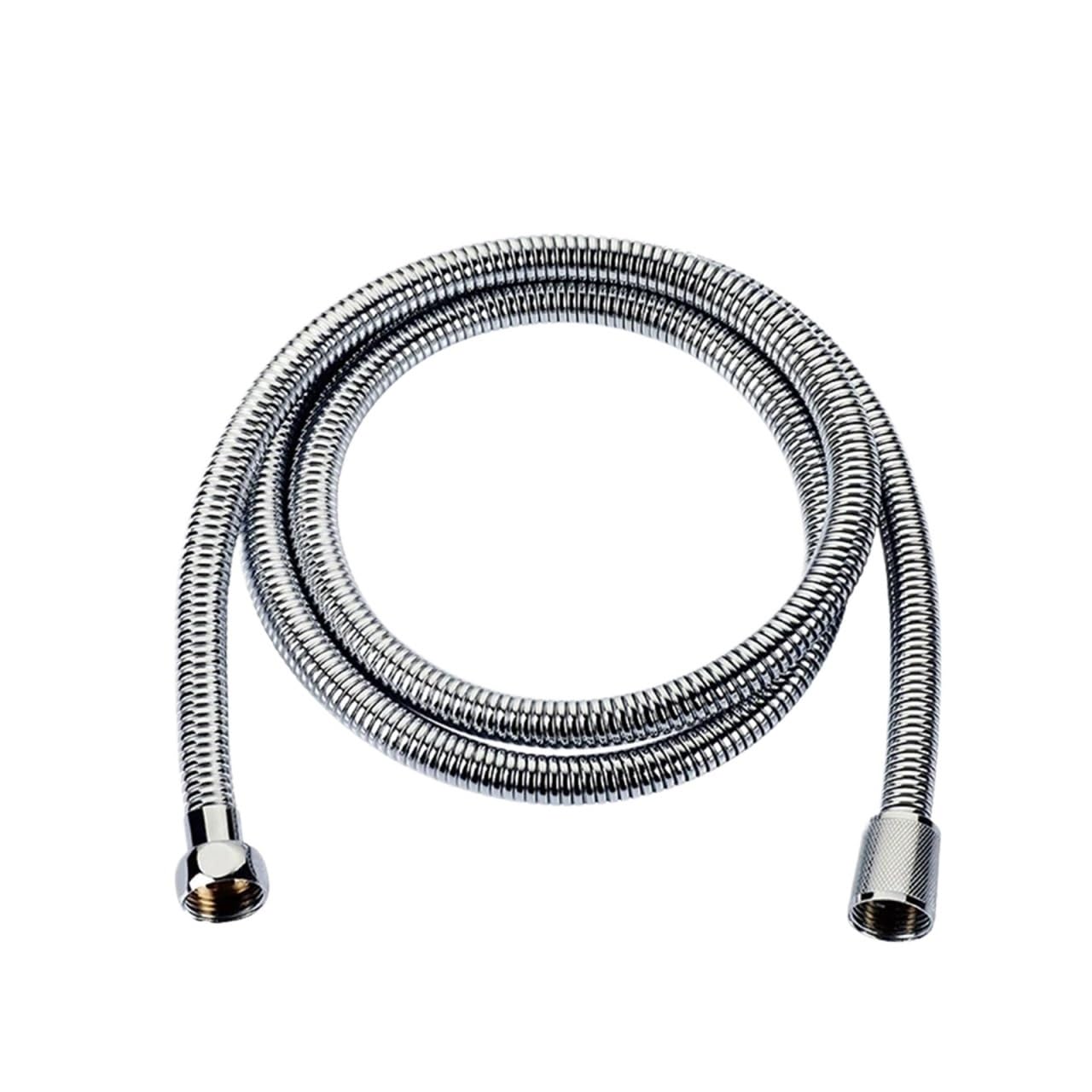 Stainless Steel Flexible Shower Hose, Stainless Steel Shower Hose G1/2 1.5m 2m Black Silver Bathroom(1.5m Sliver)