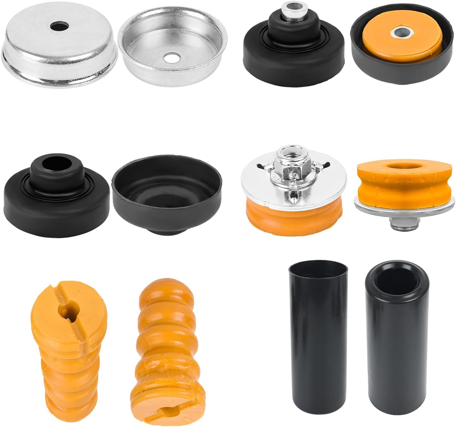 Compatible for BMW E82 E87 E88 E90 E92 2006-2013 Rear Upper Lower Shock Absorber Mount Grommet Bump Stops Kit 33506767010 33526768544 33536767334 33506771738 33506771737