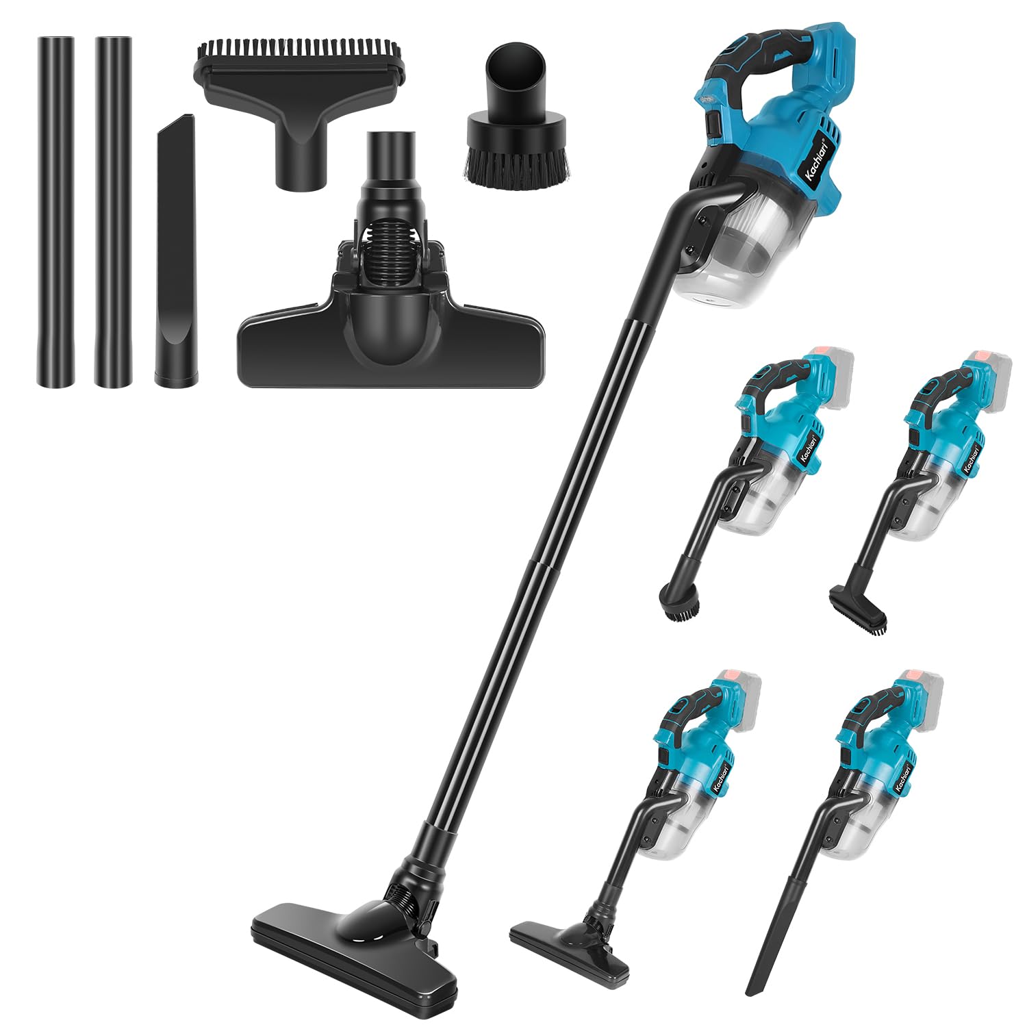 Amazon | kachiari(カチアリ) 充電式掃除機 18V 集塵機 スティック