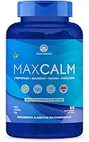 Max Calm L-Triptofano Magnésio Relax Foco Bem Estar 60 Comp - Natural do Vale