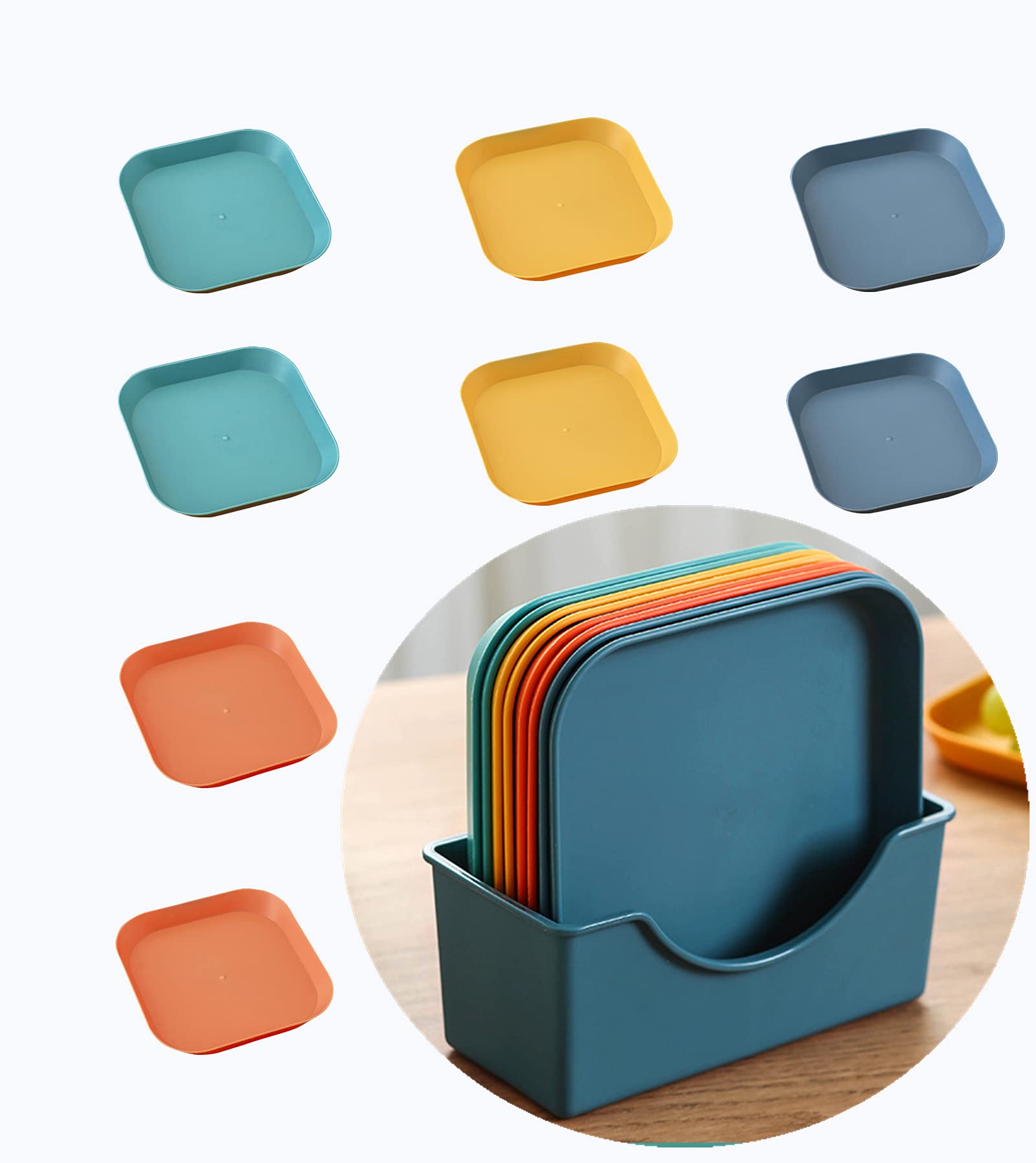 Appetizer Plates Dessert Salad Plates Small Serving Cake Dessert Plates Salad Plates Charcuterie Accessories Dipping Sauce Plate Assorted