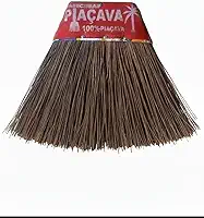 Vassoura Piaçava 100% Feita em Fibra de Coco + Um Cabo Tradicional de Madeira
