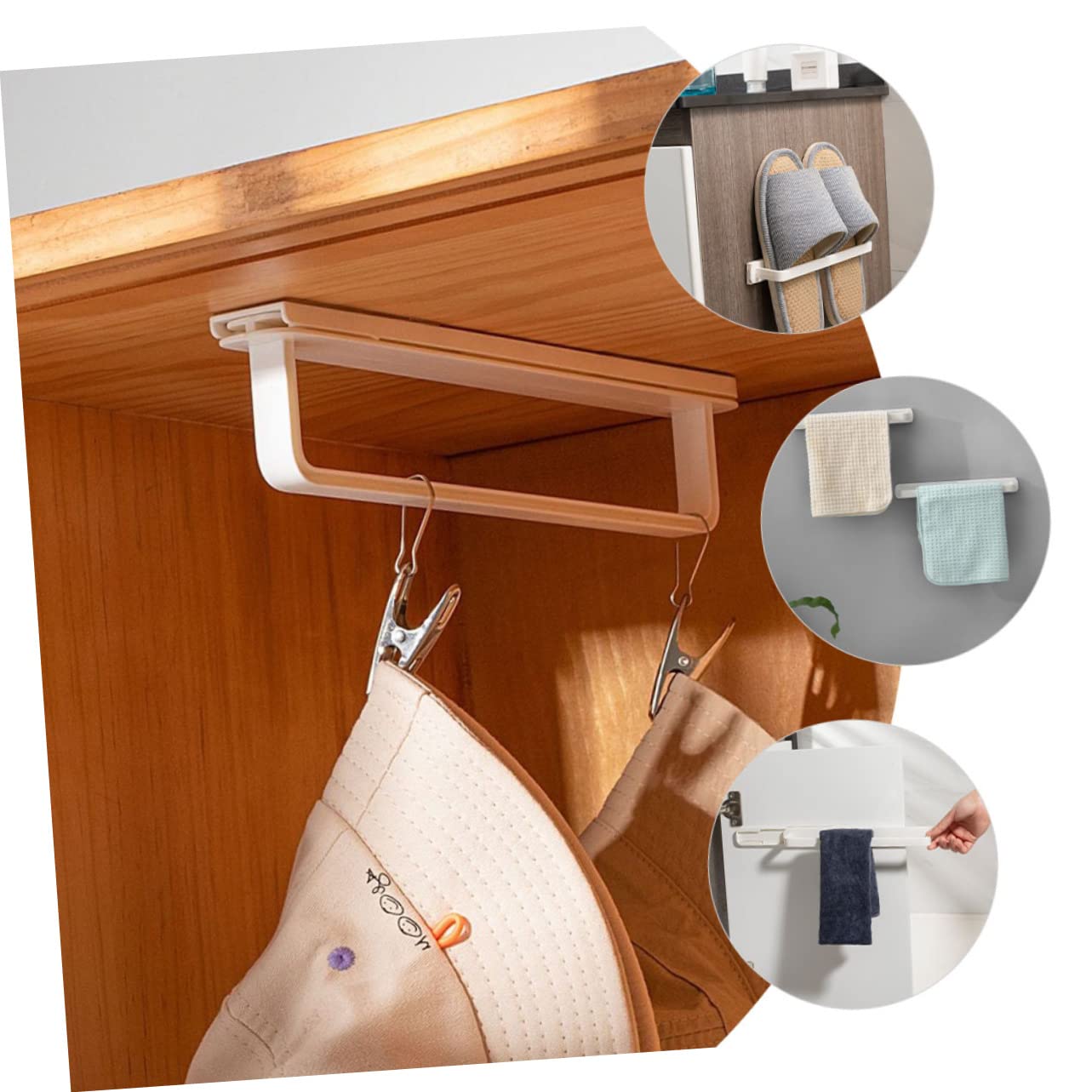 Amazon.co.jp: タオル掛け 10ピース スライド式棚 ウェットティッシュ