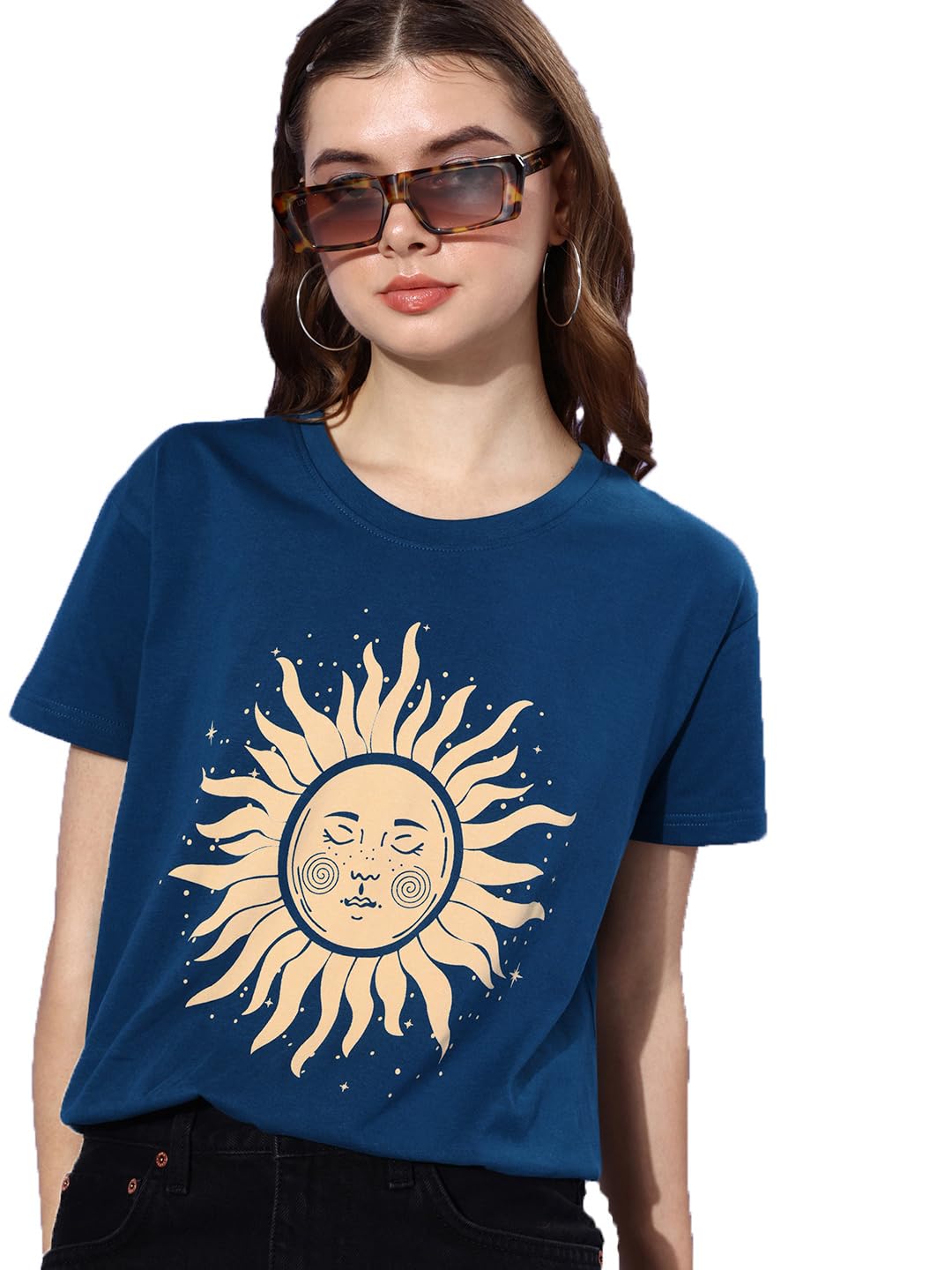 DillingerFuchsia Typographic Boxy Regular T-Shirt