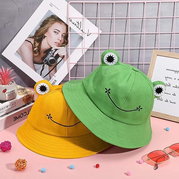 Cappello Da Sole A Forma Di Rana RARITYUS – Secchiello In Cotone Imballabile Per Adulti
