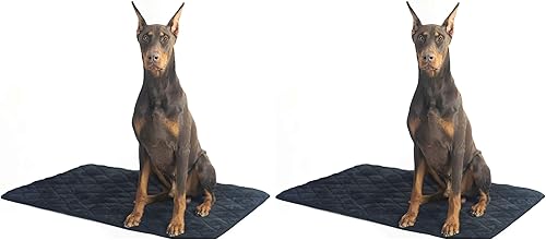 Miniatura 9 de 4Knines Tapete extra grande para jaula de perros, impermeable, antideslizante, lavable a máquina, suave, duradero, para perrera, cama para mascotas,