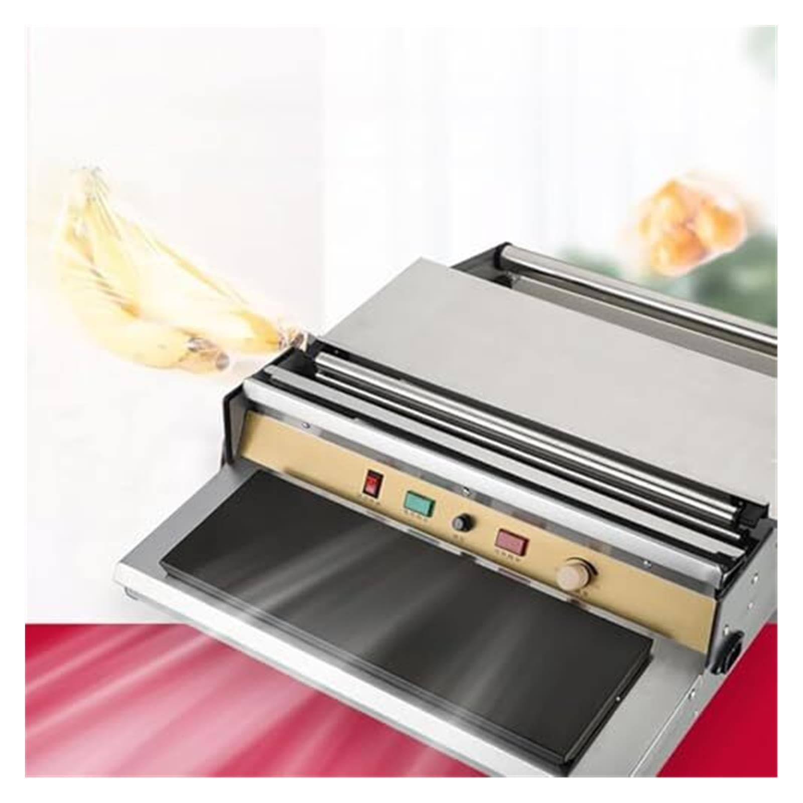 Envasadora de papel de aluminio, 300 W, alta temperatura, manual