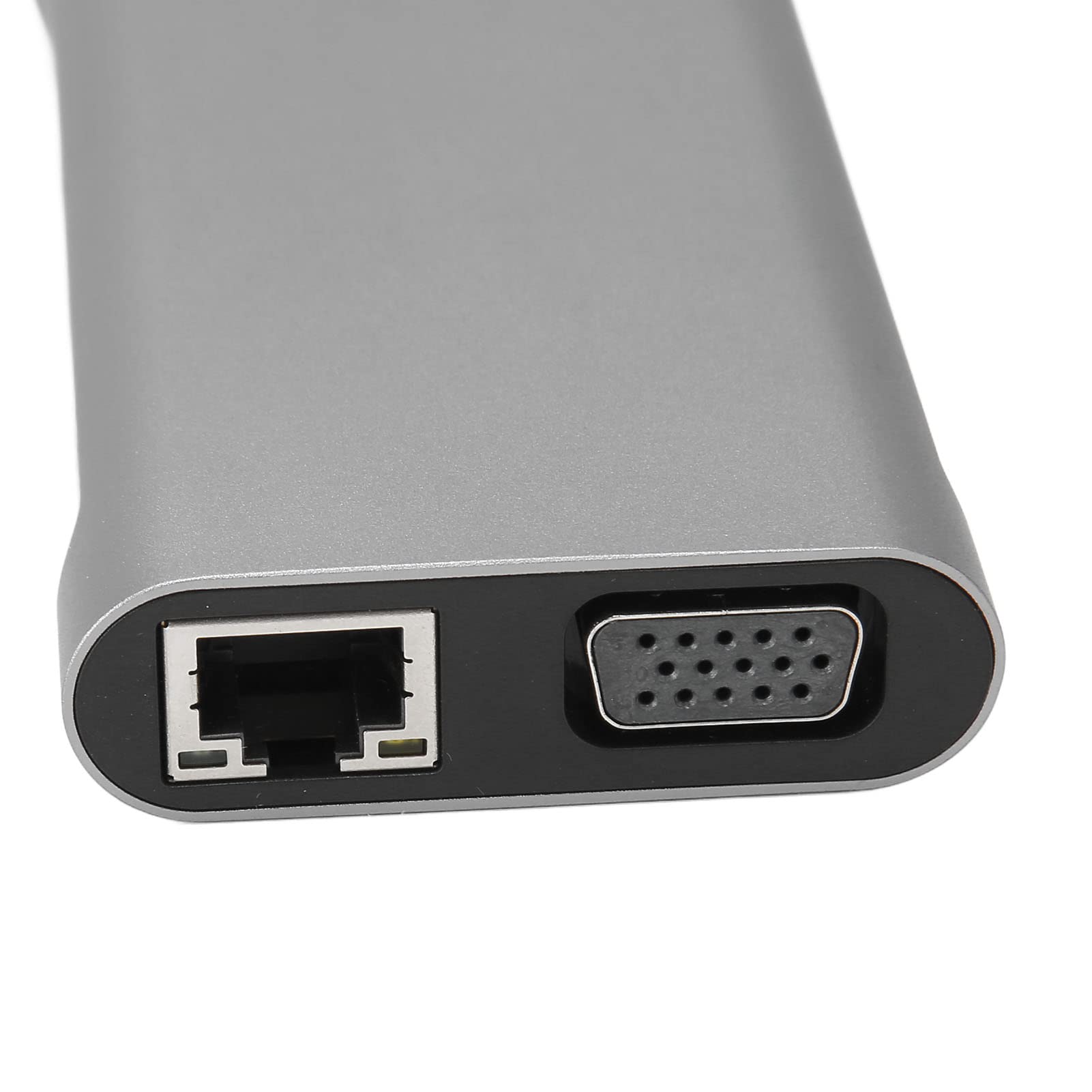 Docking Station per Laptop USB C, Adattatore Multiporta Hub USB C 11 in 1 con HDMI 4K, PD da 87 W, Ethernet 100 Mbps, USB 3.0 da 5 Gbps, 3 USB 2.0, SD/TF, AUX da 3,5 Mm, per