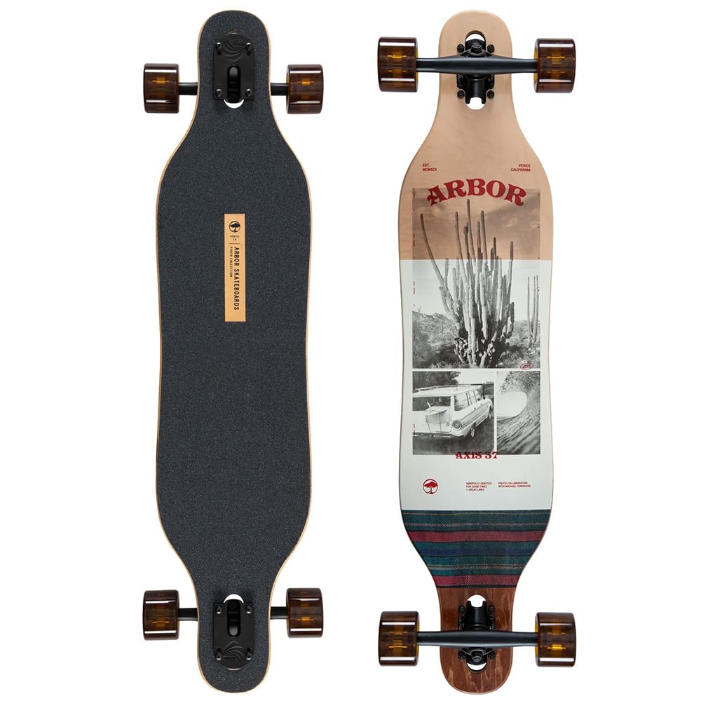 Arbor Photo Axis 37 Cut-Out Complete Longboard - Multi 37"