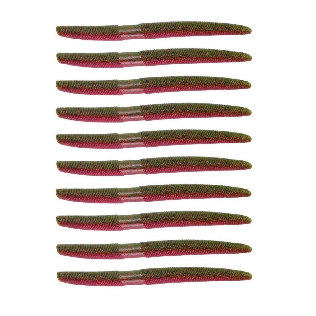 10pcs Imitation Earthworm Artificial Soft Bait Fishing Lure W121-07|Sporting Goods |Fishing |Crankbaits|10 Pieces Worm Lures|Accessories, Organizer, Storage, Holder, Rack, Stand, Kit, Set, Tools, Supp-image-2
