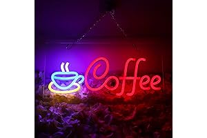 JFLLamp Coffee Neon Signs for Coffee Bar