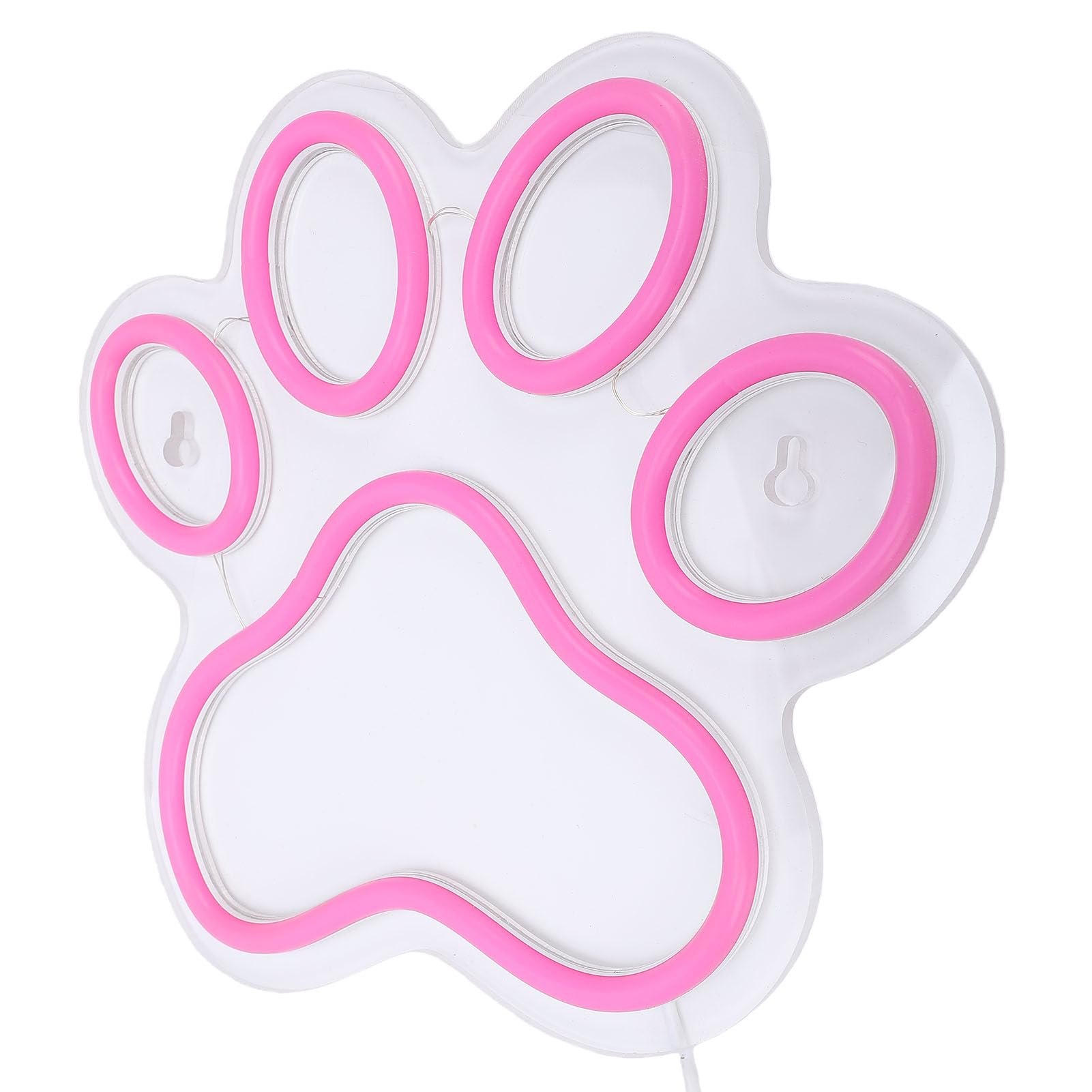 Muiltvoe LED Cat Dog Neon Sign, Acrylic Dimmable USB Powered Neon Light Wall Sign Art Decor for Pet Shop Bedroom Party