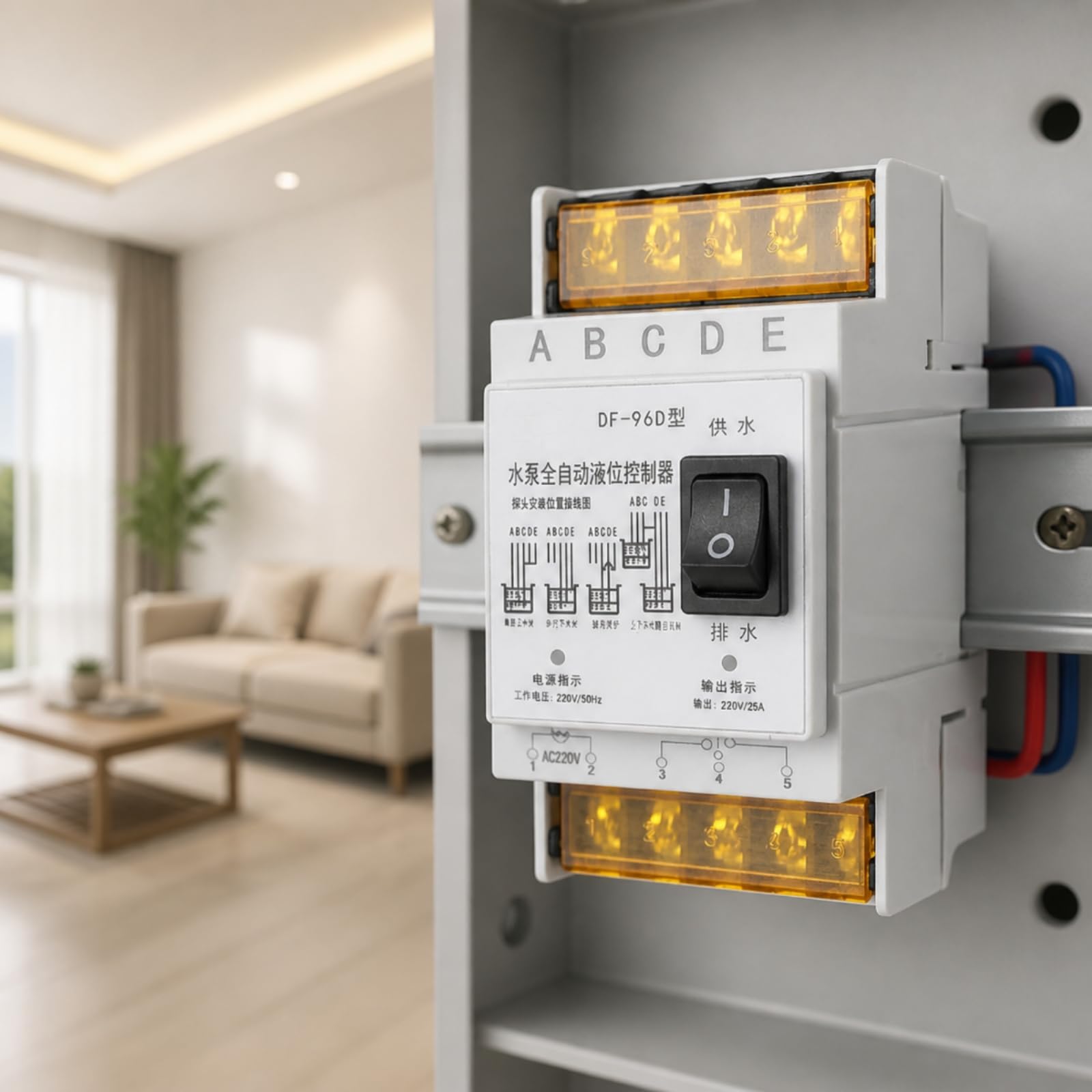 Regolatore Automatico di Livello | Regolabile, Facile da Installare, Dispositivo, per Cisterne, con Sonda da 10m