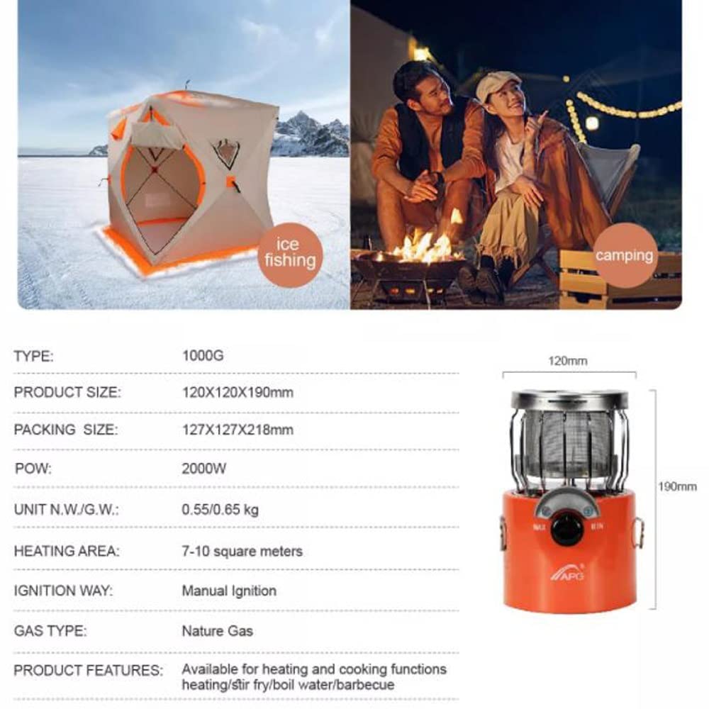 Cottura Risparmio Energetico Universale Piccolo Propano Mini Campeggio Gas Heater Tenda Riscaldatore di Spazio con La Maniglia di Trasporto Regolabile Stufa di Riscaldamento