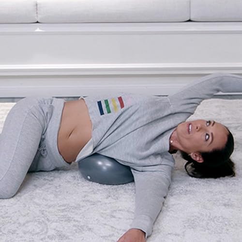 Miniatura 7 de BODi Pelota de núcleo para fortalecer el núcleo, pelota de ejercicio pequeña de 8 pulgadas, equipo de entrenamiento de gimnasio en casa para yoga,