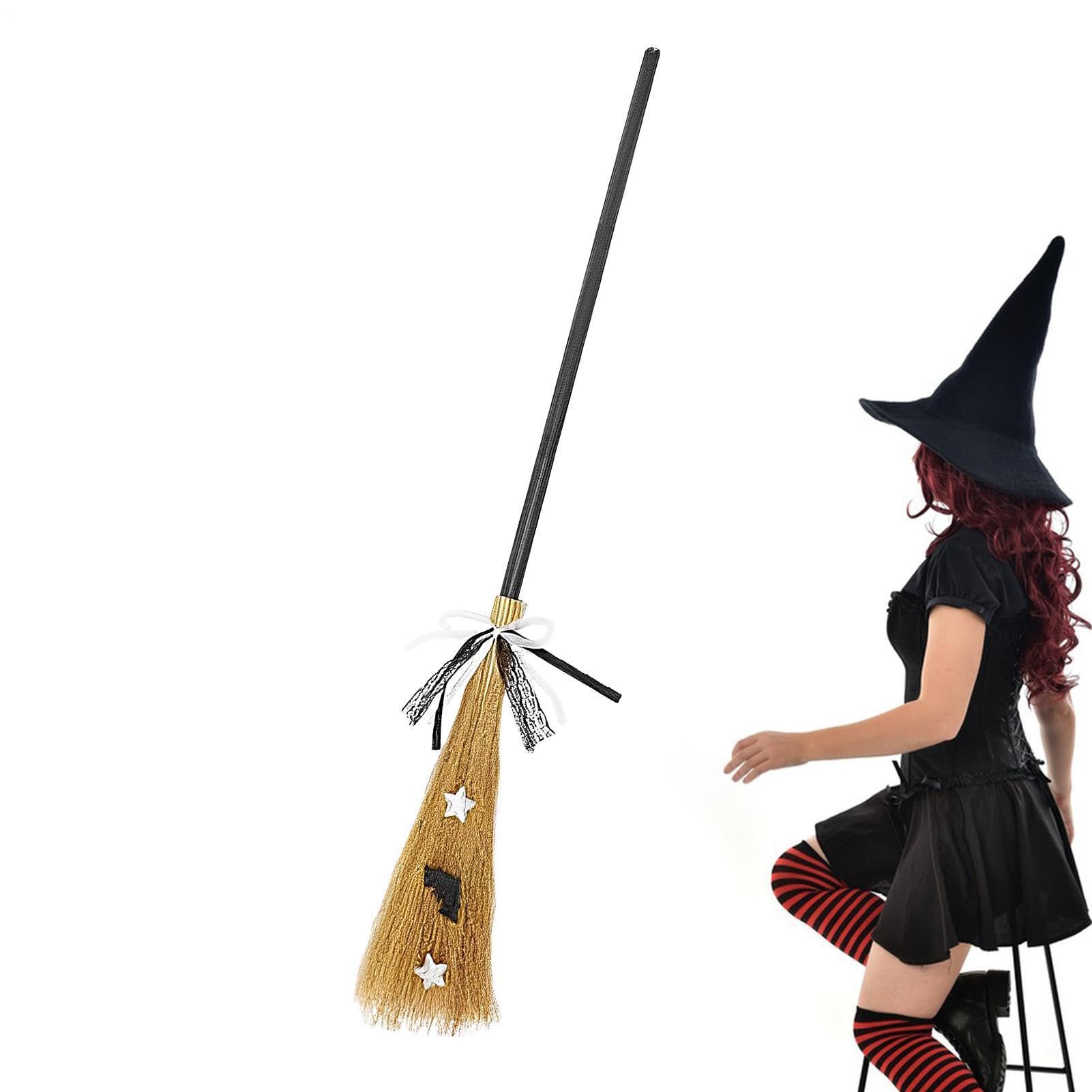 Escoba de Halloween accesorio disfraz para masquerade de terror