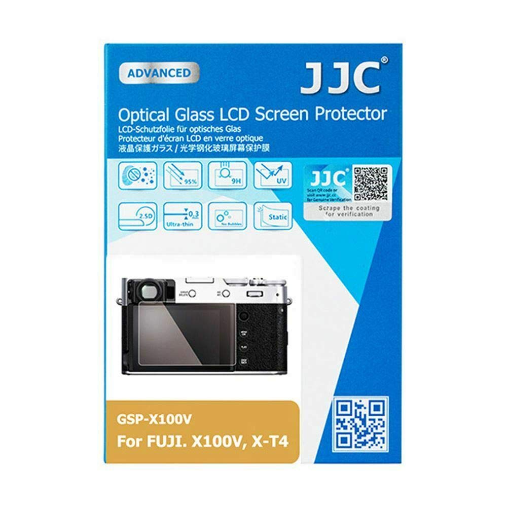 JJC GSP-x100V Thin Optical Glass LCD Screen Cover for Fujifilm x100V