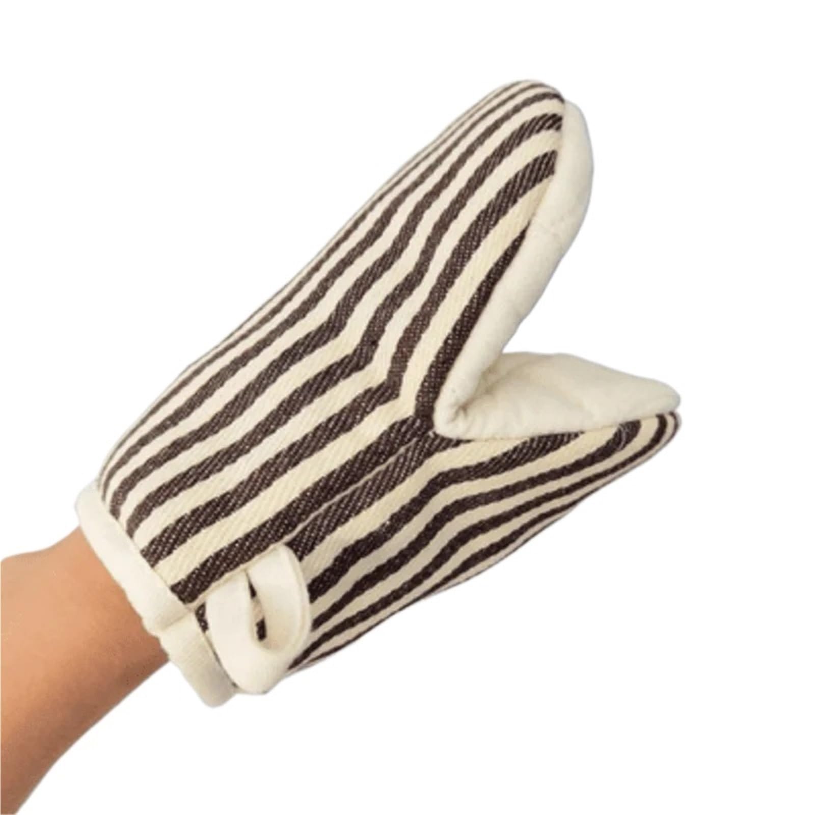 1Pair Heat-insulating Gloves Potholder Kitchen Anti-scald Microwave High Temperature Resistant Baking Oven For Cooking & Baking(Coffee)