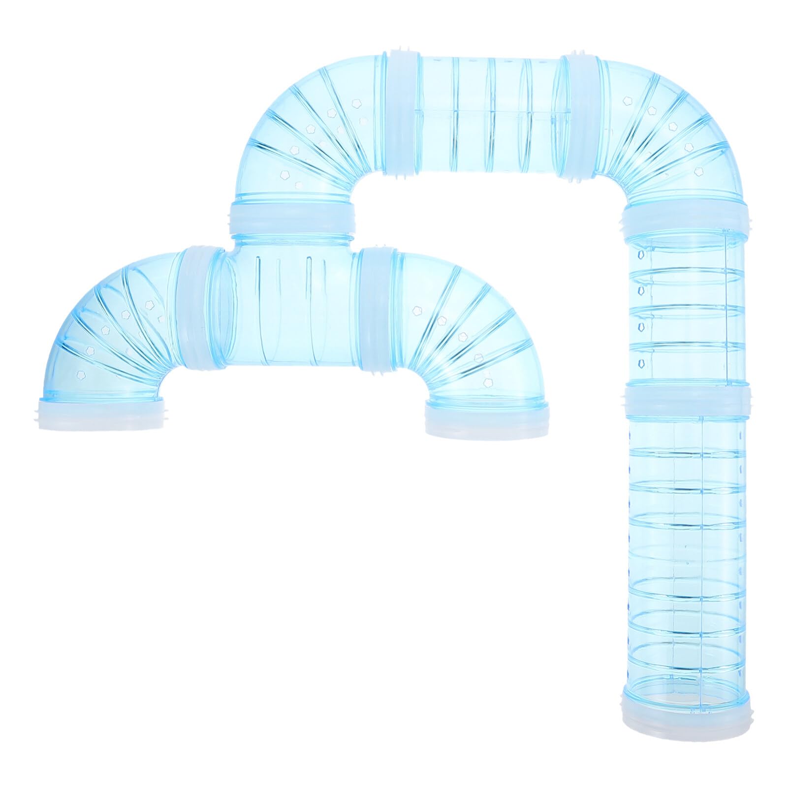 Generic 1 Set Hamster Maze Tube Hamster Tunnels rat tubes and tunnels hamster tubes tunnels guinea rat tunnel hamster track toys DIY Hamster pet cage tunnel squirrel plastic Socket