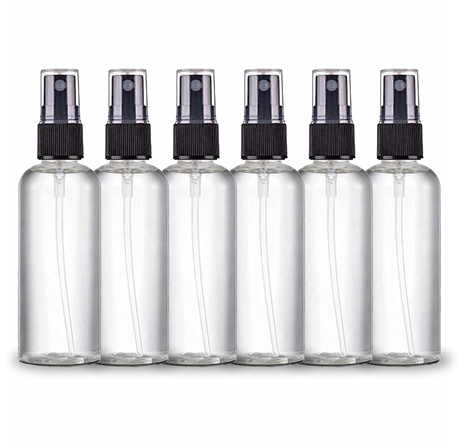 Xpandio Spray Bottles Fine Mist Spray Bottles Clear Empty Plastic Travel Bottles Refillable Mist Sprayer with Cap for Oils Travel Perfumes (50 ML 6 PC)-image-17