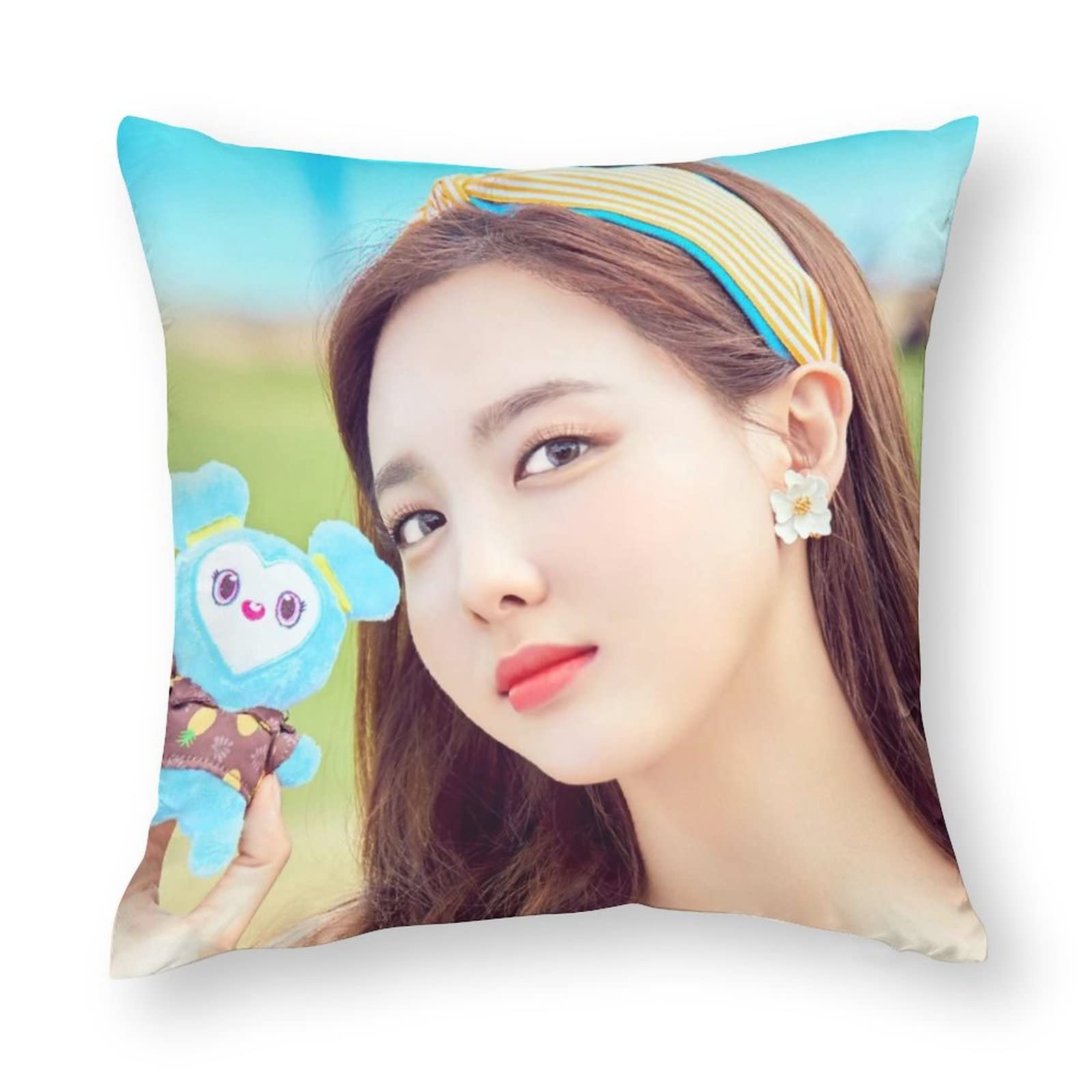 Amazon.co.jp: TWICE ナヨン クッションカバー 座布団カバー ソファー