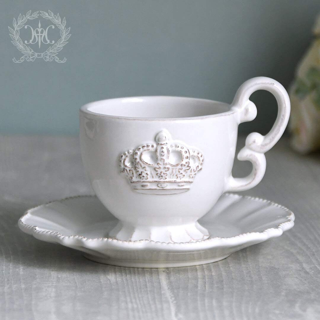 未使用品 寿陶 王冠マーク クラウンマーク カップ、ソーサー 5セット