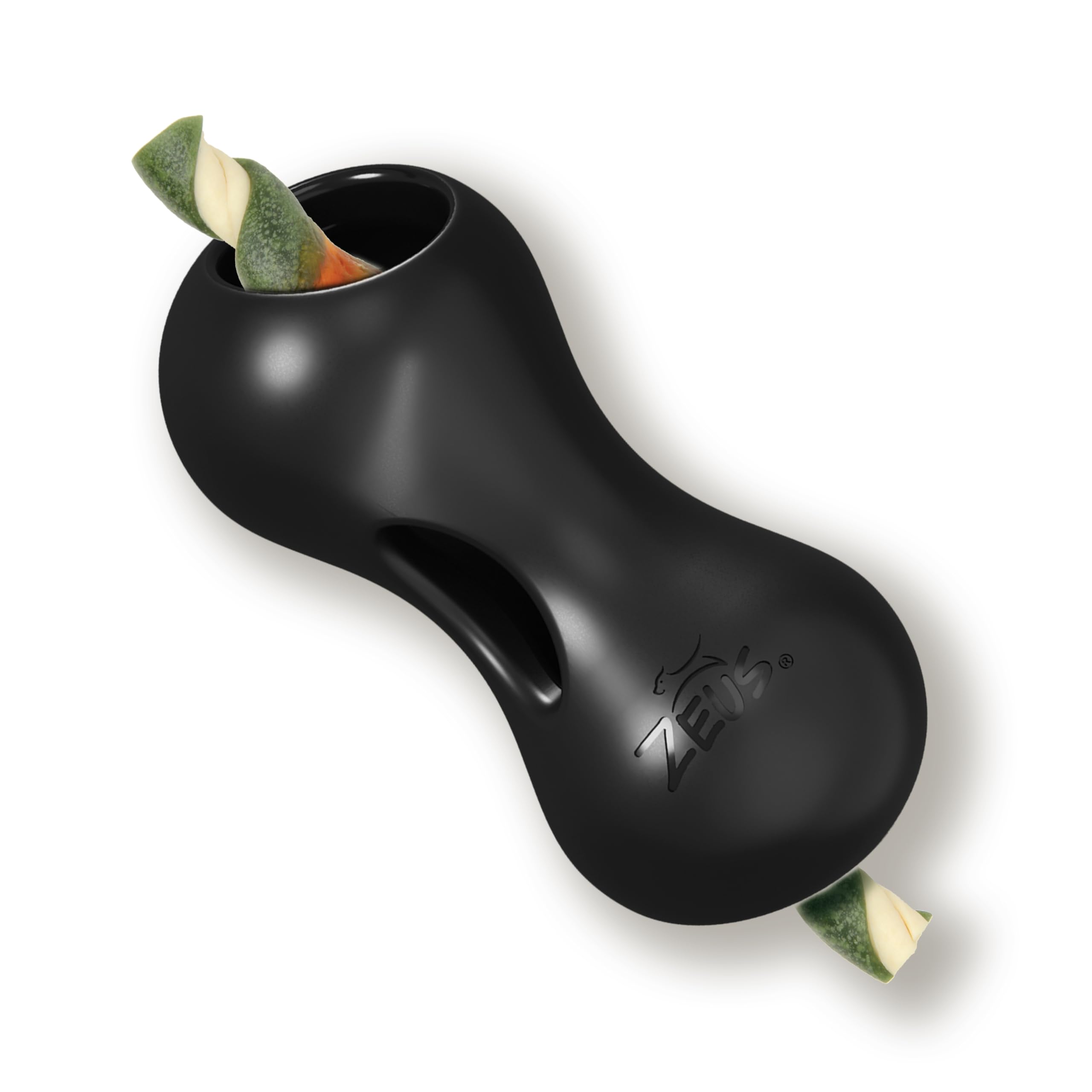 Zeus Chew Chasers Treat Peanut Black 11cm, Small - Image 4