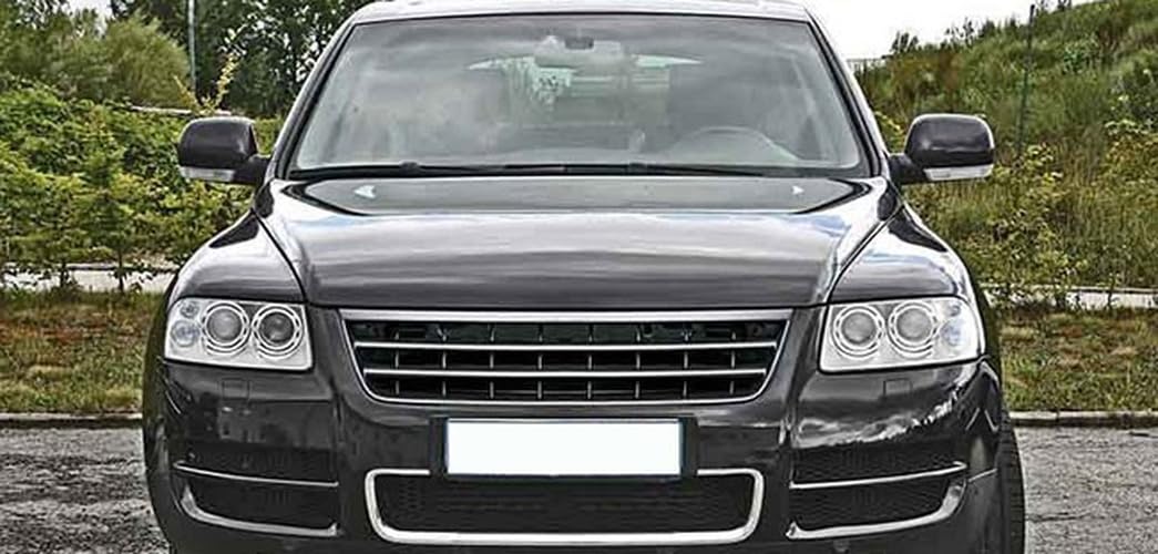 Calandre Sport Grille Avant Noir Sans Sigle Pour VW Touareg 1 7L 2002-2006