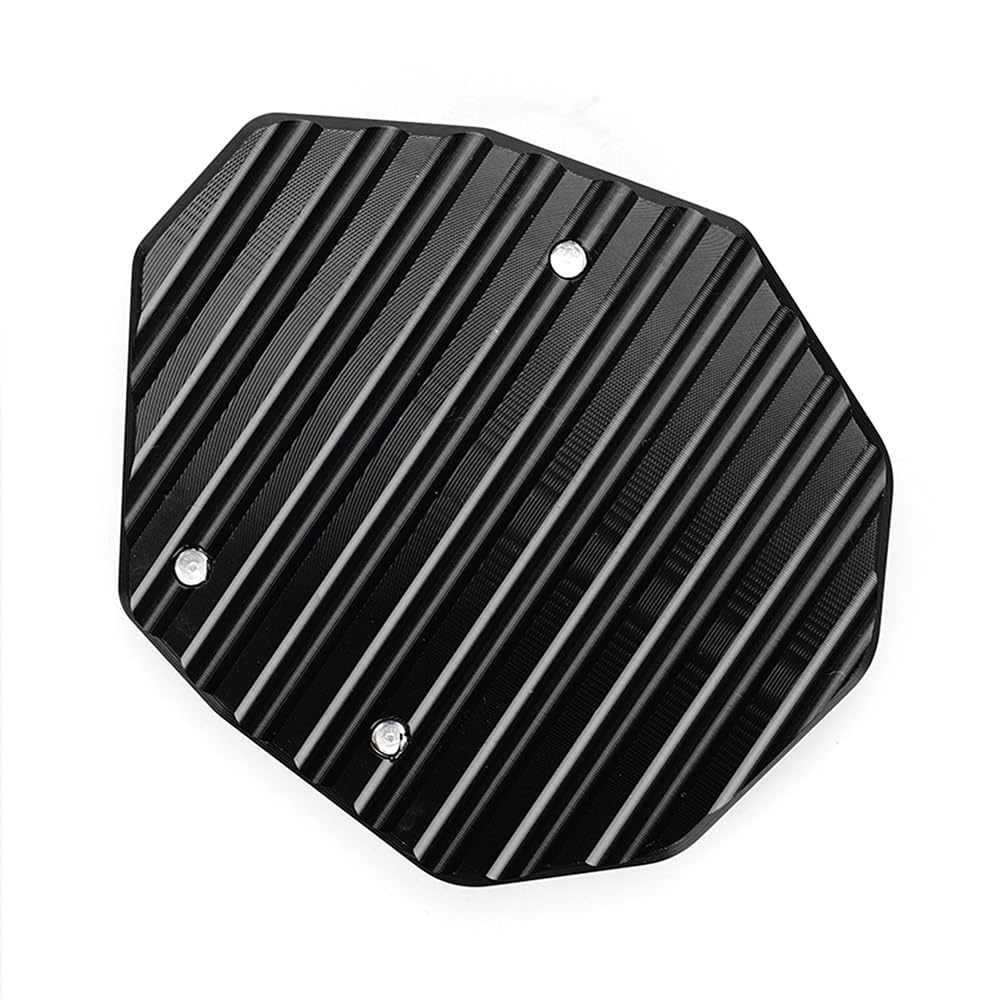 Motorrad Zubehör passend für Forza 750 NSS 750 XADV 750 NC750X 2021-2025 X-ADV 2024 2023 Forza750 NSS750 Stützplatte Seitenständer Verlängerung Motorradständer aus CNC Aluminium (Grau)