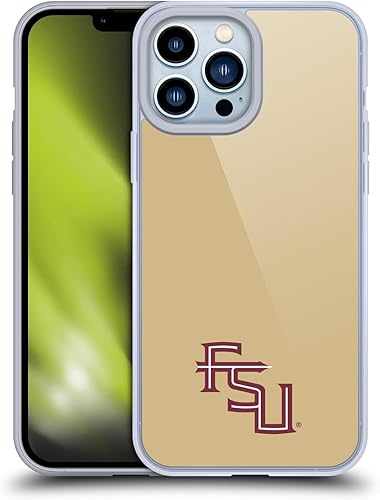 Head Case Designs Funda de gel suave FSU Seminoles de la Universidad Estatal de Florida con licencia oficial compatible con Apple iPhone 13 Pro Max